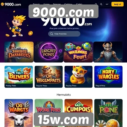 9000.com se destaca na oferta de jogos online