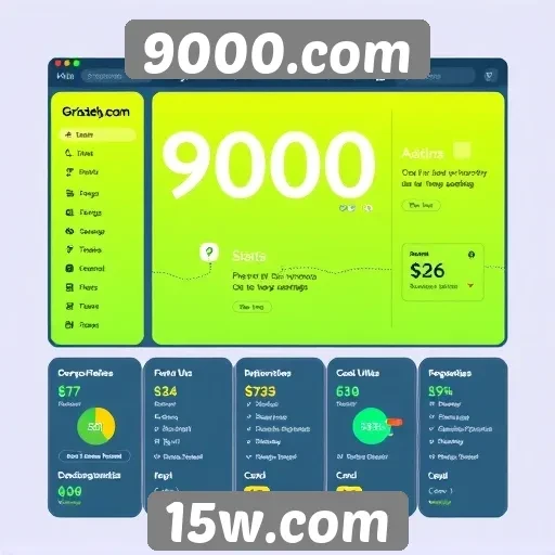 Análise da interface do usuário do 9000.com